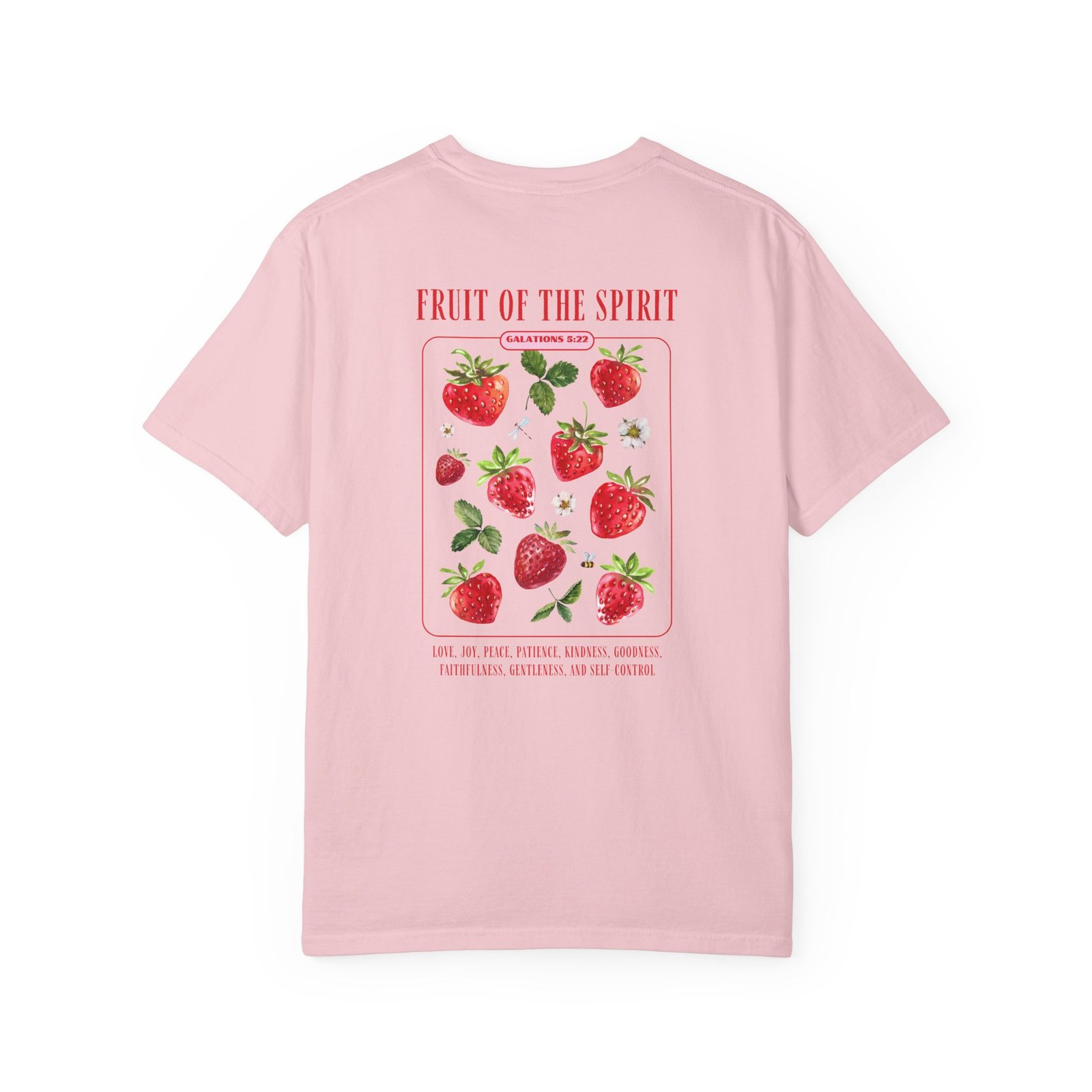 Fruit of the Spirit Unisex T-Shirt - Inspirational Strawberry Design - Image 2